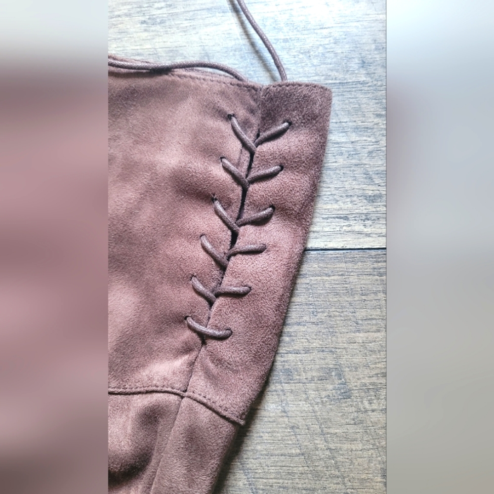 Brown Thigh High Boots - Picture 2 of 5